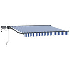 Manueller Markisenrahmen mit LEDs 3,5 x 2,5 m