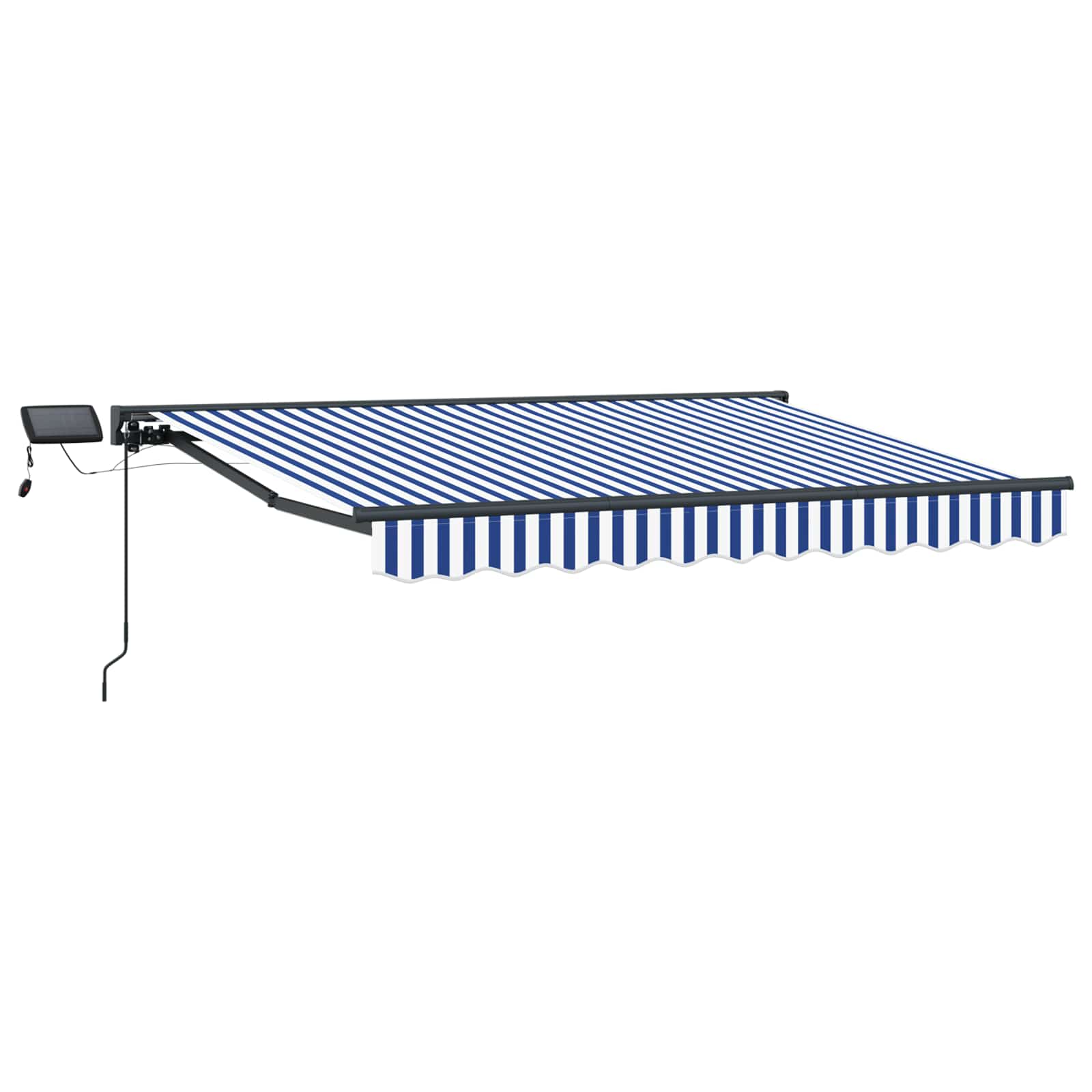 Manueller Markisenrahmen mit LEDs 3,5 x 2,5 m