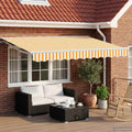 Elektrische ausziehbare Markise Gelb 3 x 2,5 m