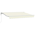 Elektrische ausziehbare Markise Creme 3,5 x 2,5 m