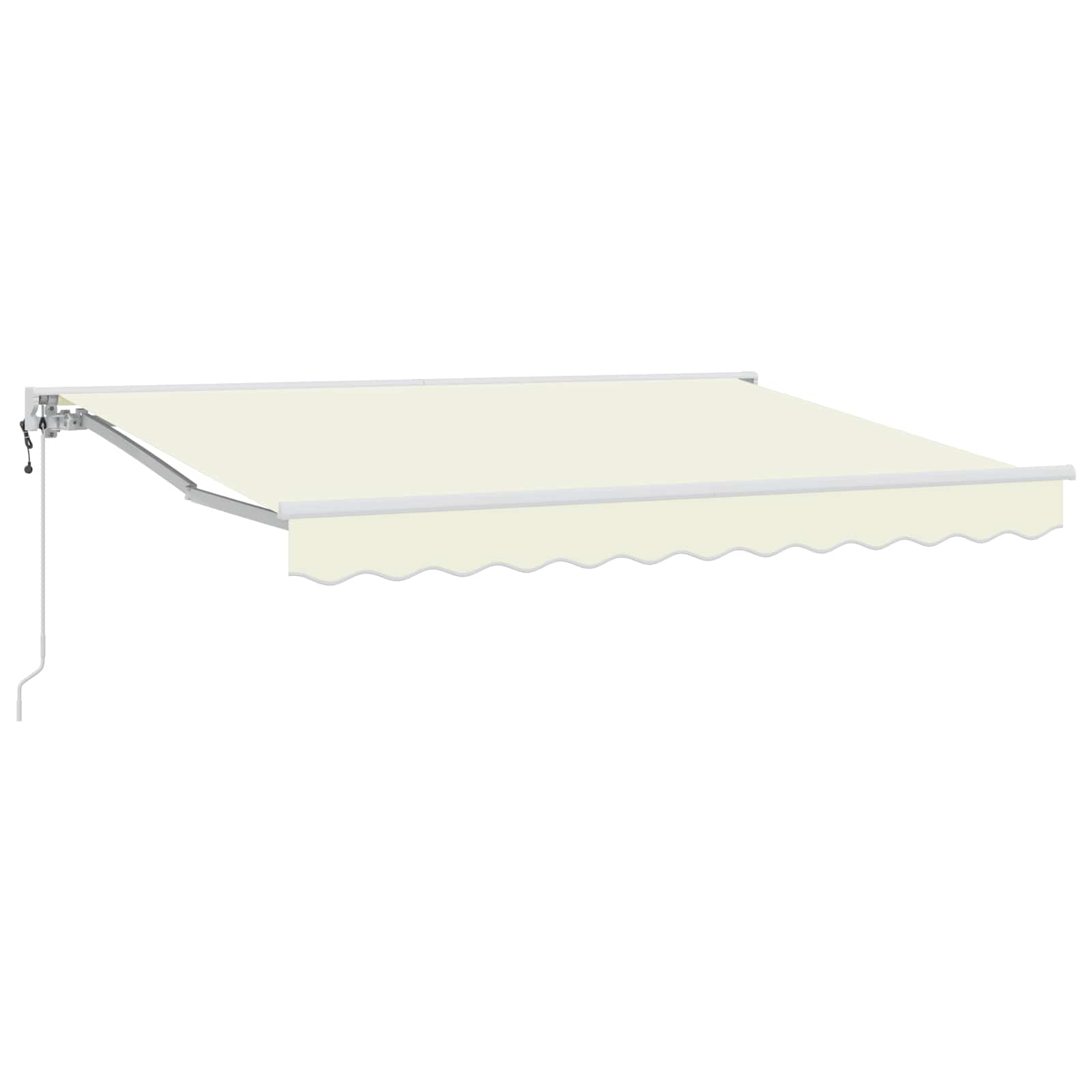 Elektrische ausziehbare Markise Creme 3,5 x 2,5 m