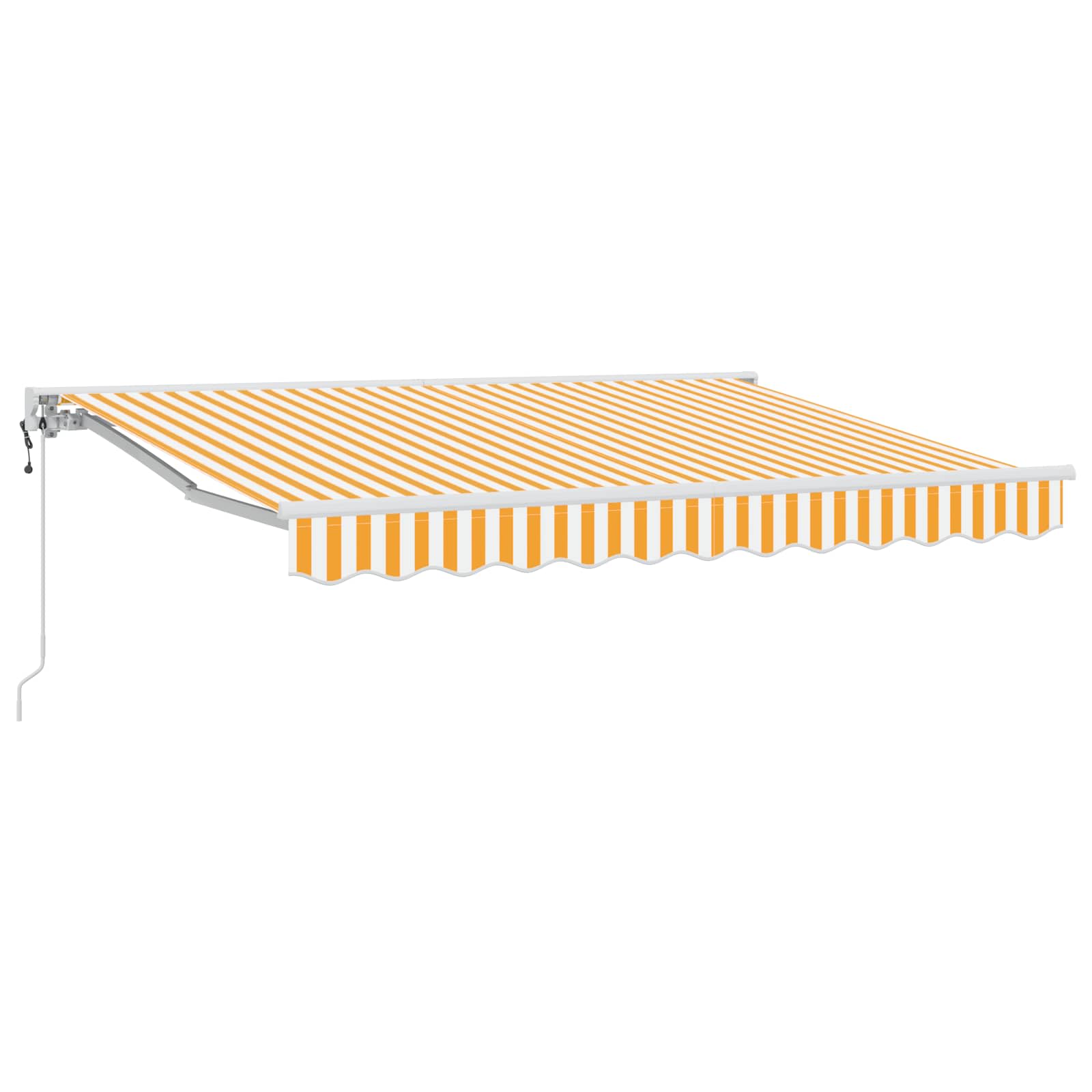Elektrische ausziehbare Markise Orange 3,5 x 2,5 m