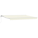 Elektrische ausziehbare Markise Creme 5 x 3,5 m