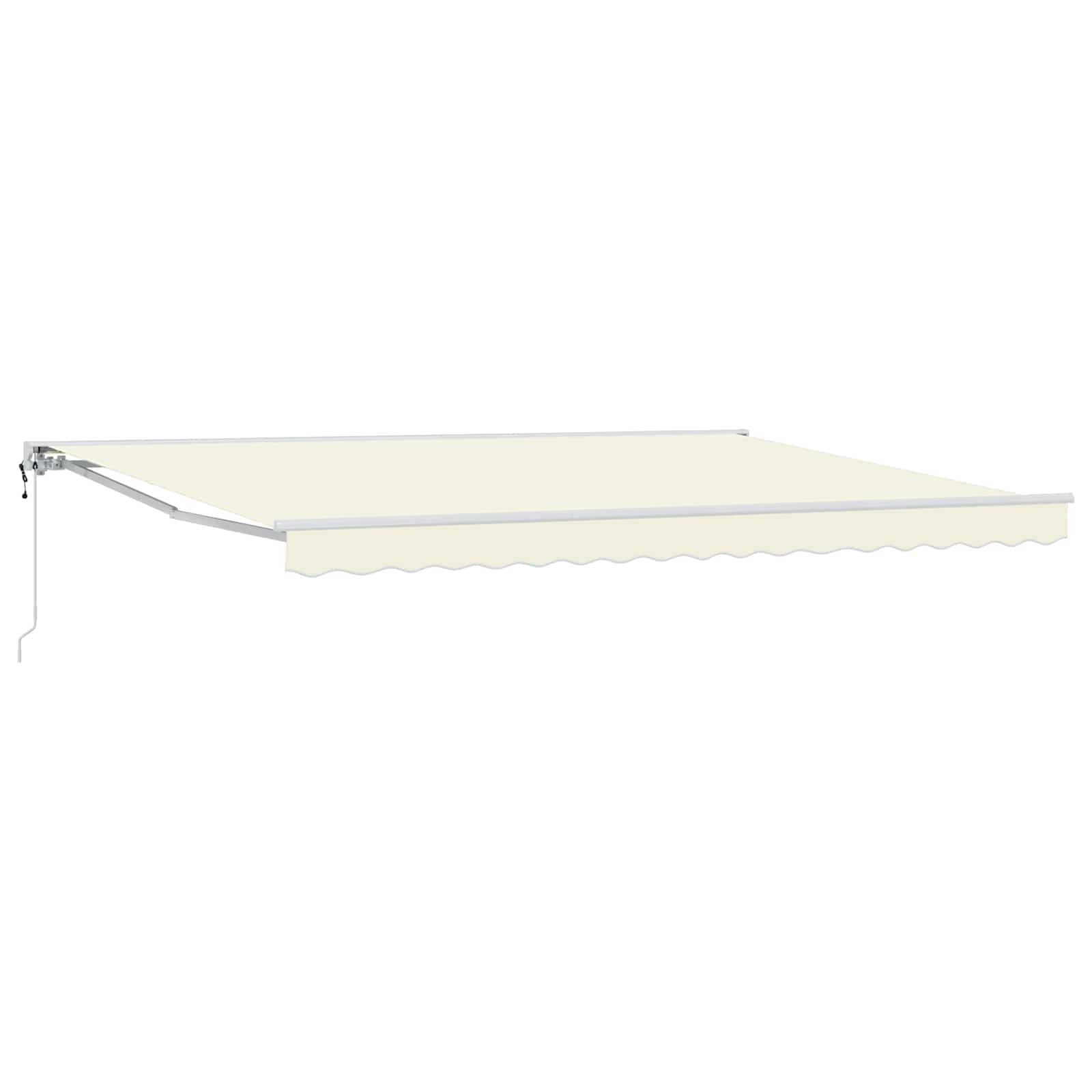 Elektrische ausziehbare Markise Creme 5 x 3,5 m