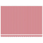 Elektrische ausziehbare Markise Rot und Weiß 5 x 3,5 m
