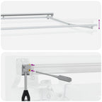 Elektrische ausziehbare Markise Gelb und Weiß 2,5 x 2 m
