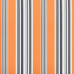 Elektrische ausziehbare Markise Blau, Orange, Weiß 4,5 x 3,5 m