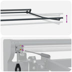 Elektrische ausziehbare Markise Gelb, Weiß, Anthrazit 3,5 x 2 m