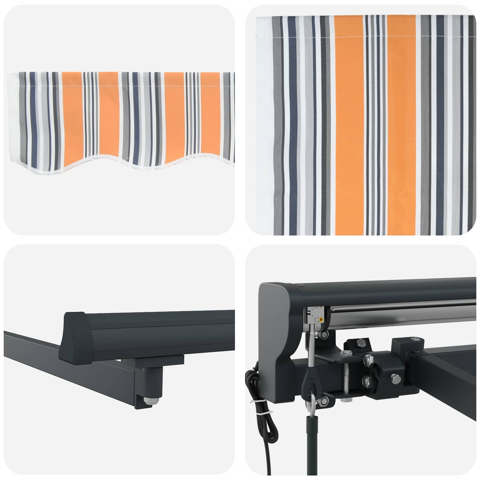 Elektrische ausziehbare Markise 4,5 × 3 m