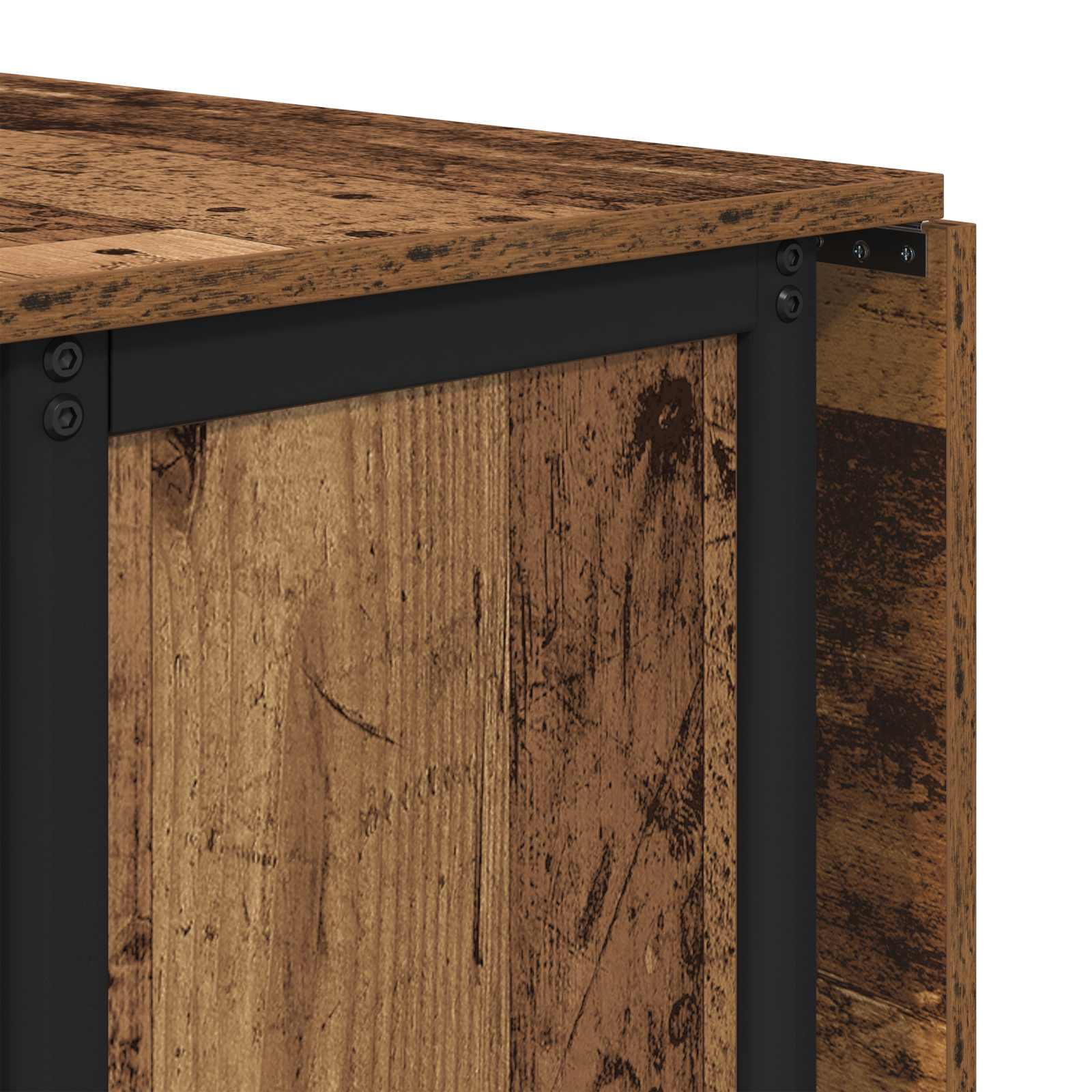 Faltbarer Esstisch mit Rollen 130 x 80 x 76,5 cm Stahl PB