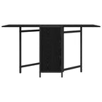 Esstisch 144 x 60 x 75 cm Holzwerkstoff Schwarze Eiche