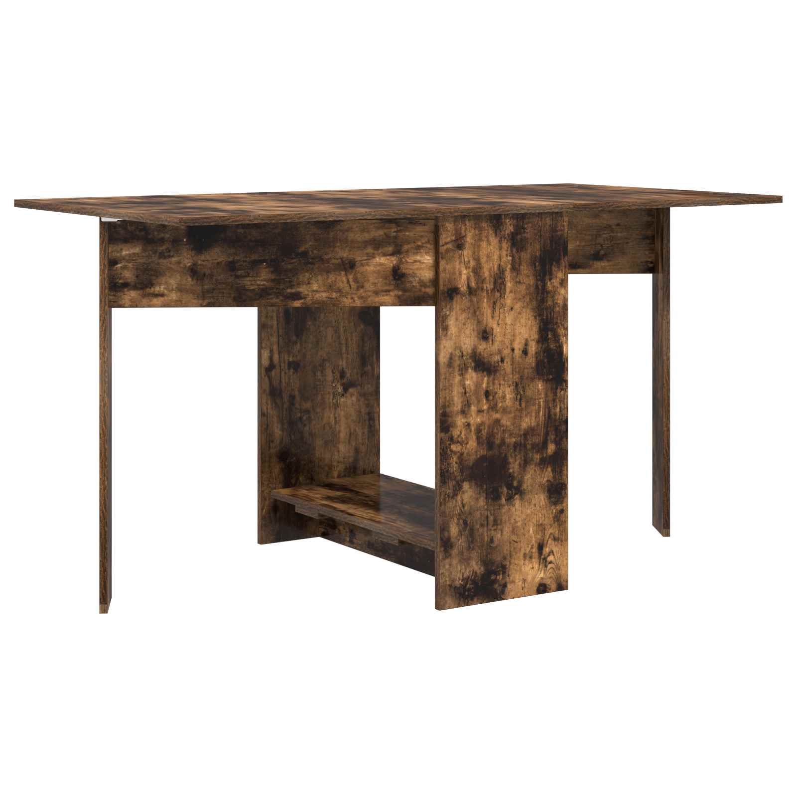 Esstisch 138 x 70 x 73,5 cm Holzwerkstoff Geräucherte Eiche