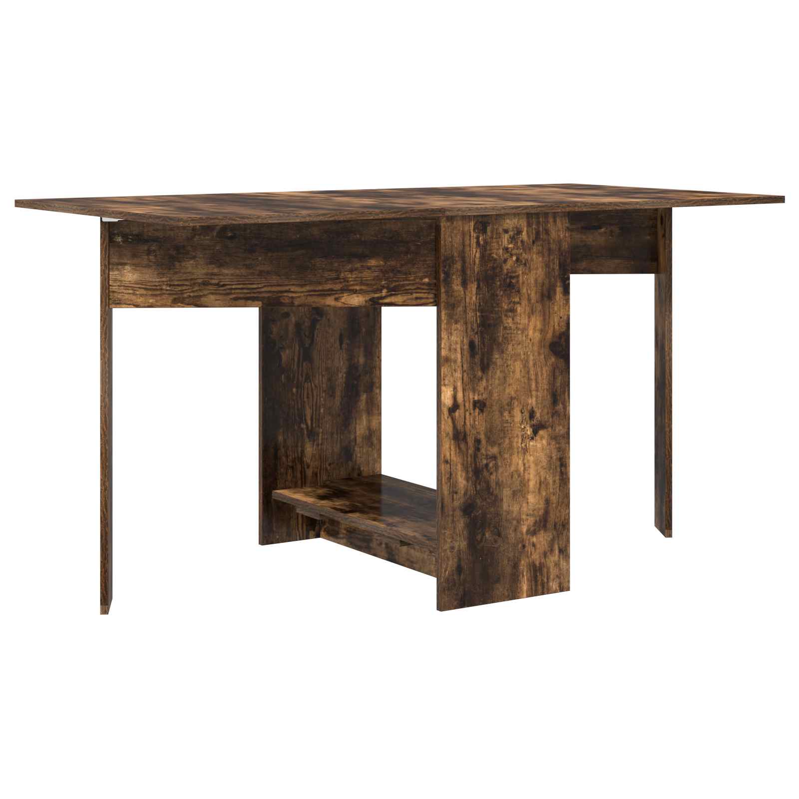 Esstisch 138 x 70 x 73,5 cm Holzwerkstoff Geräucherte Eiche