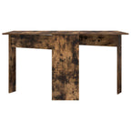 Esstisch 138 x 70 x 73,5 cm Holzwerkstoff Geräucherte Eiche