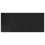 Sport Schutzmatte Schwarz 180 x 75 x 0,6 cm Hochdichtes PVC