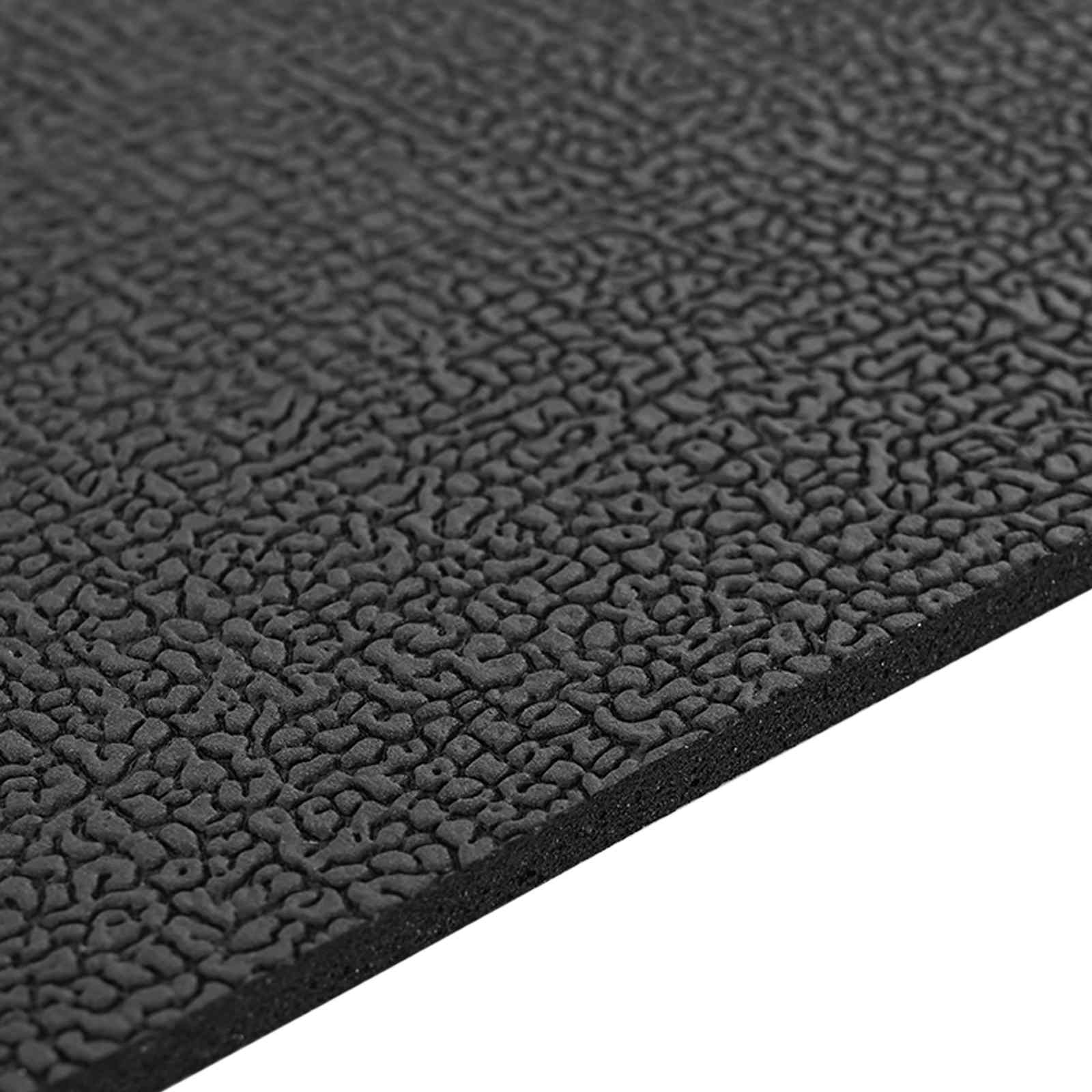Sport Schutzmatte Schwarz 243 x 152 x 0,6 cm Hochdichtes PVC