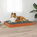 Hundebett Wachsbraun 92 x 64 x 9 cm Massivholz Kiefer