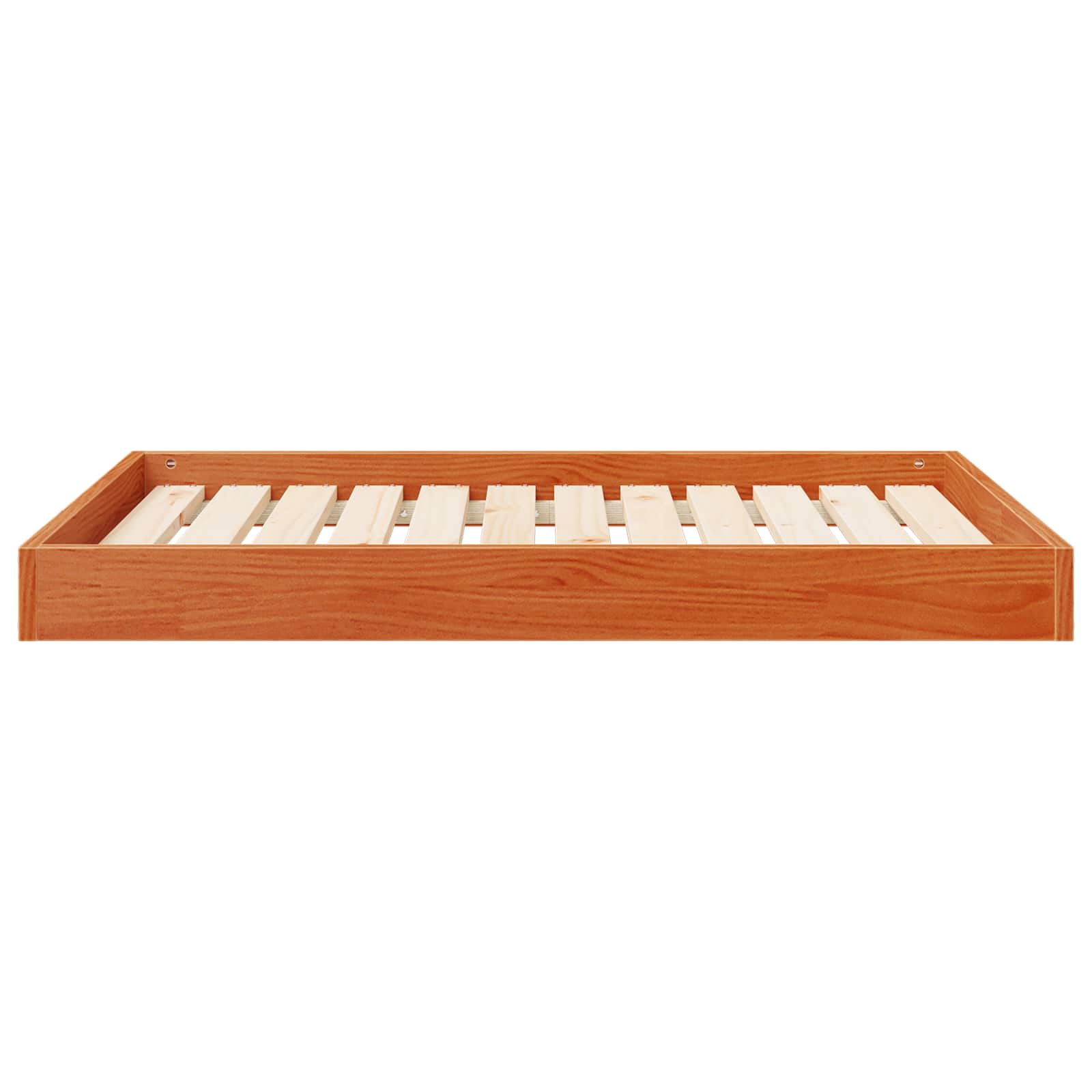 Hundebett Wachsbraun 101,5 x 74 x 9 cm Massivholz Kiefer