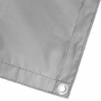 Balkonsichtschutz Hellgrau 100 x 200 cm Oxford-Stoff
