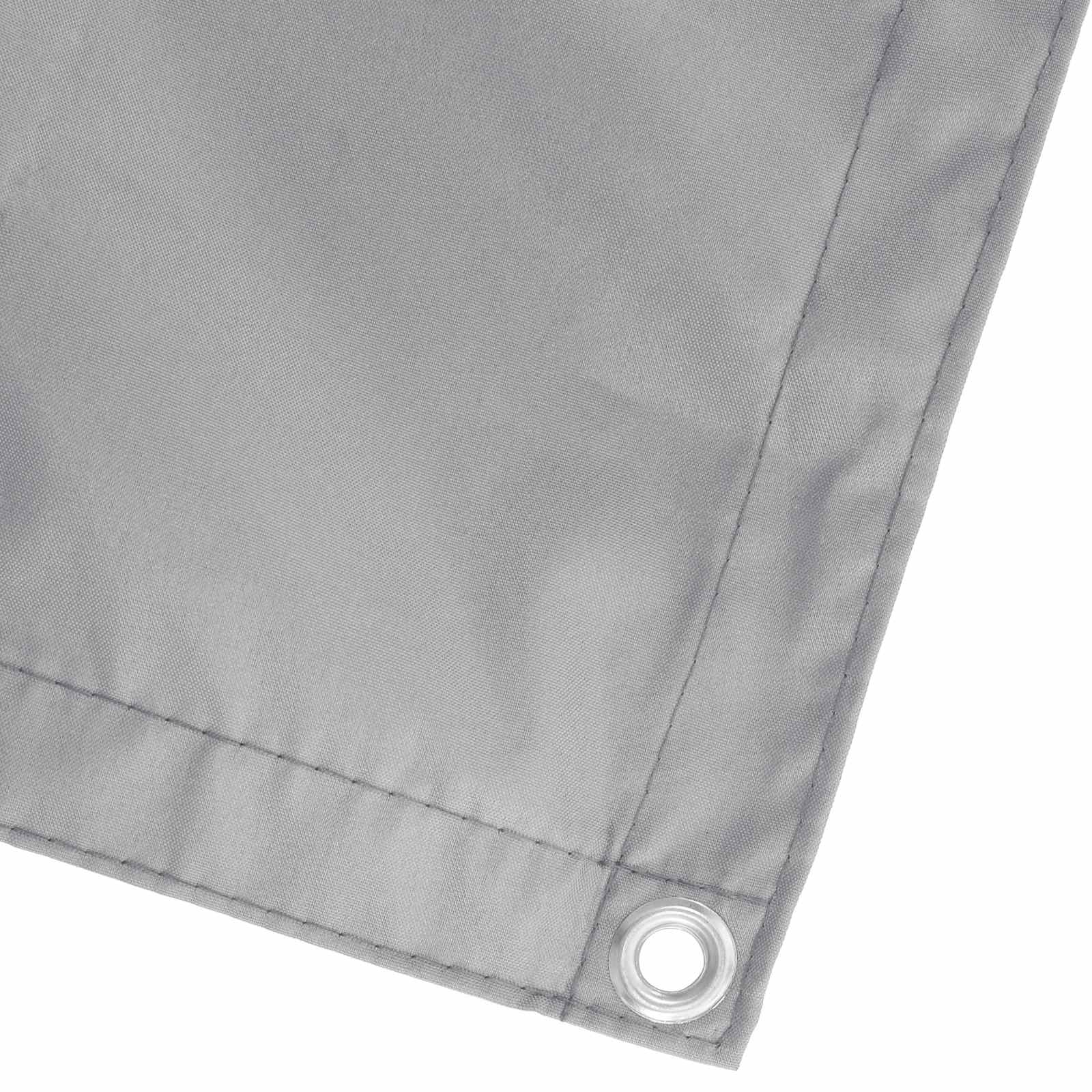 Balkonsichtschutz Hellgrau 100 x 800 cm Oxford-Stoff