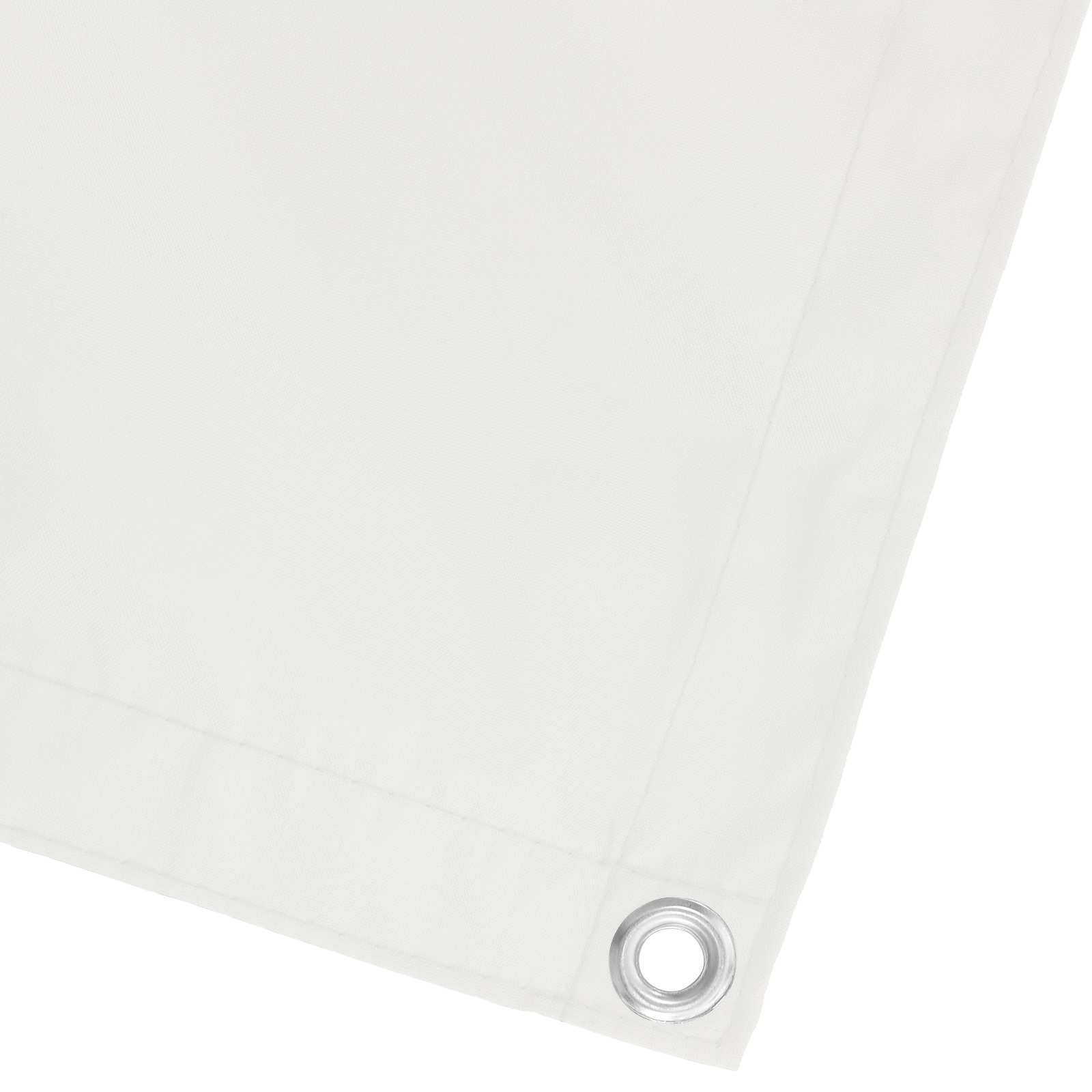 Balkonsichtschutz Weiß 100 x 400 cm Oxford-Stoff