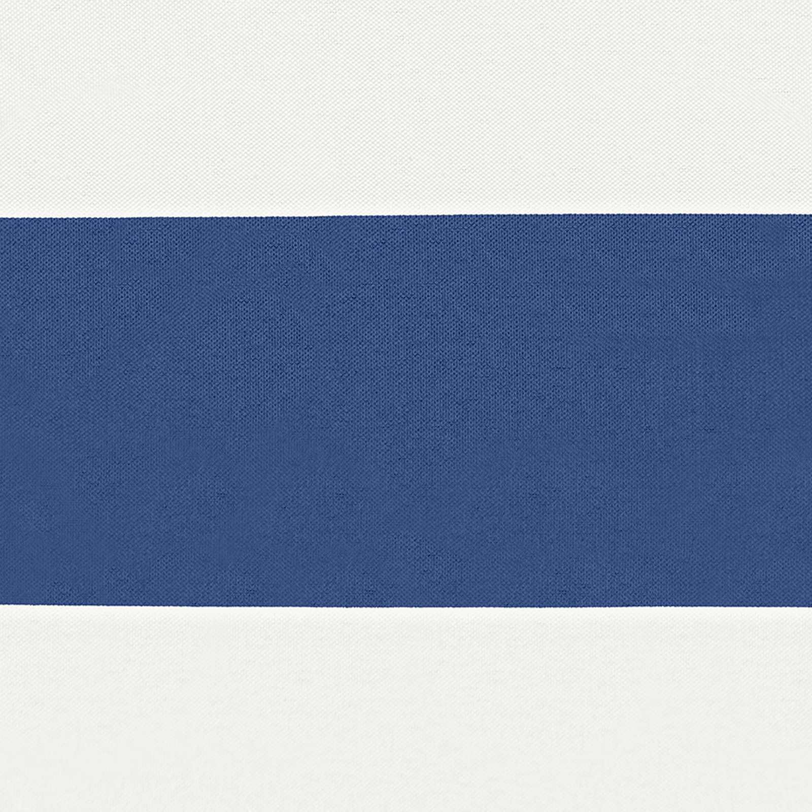 Balkonsichtschutz Blau und Weiß 100 x 600 cm Oxford-Stoff