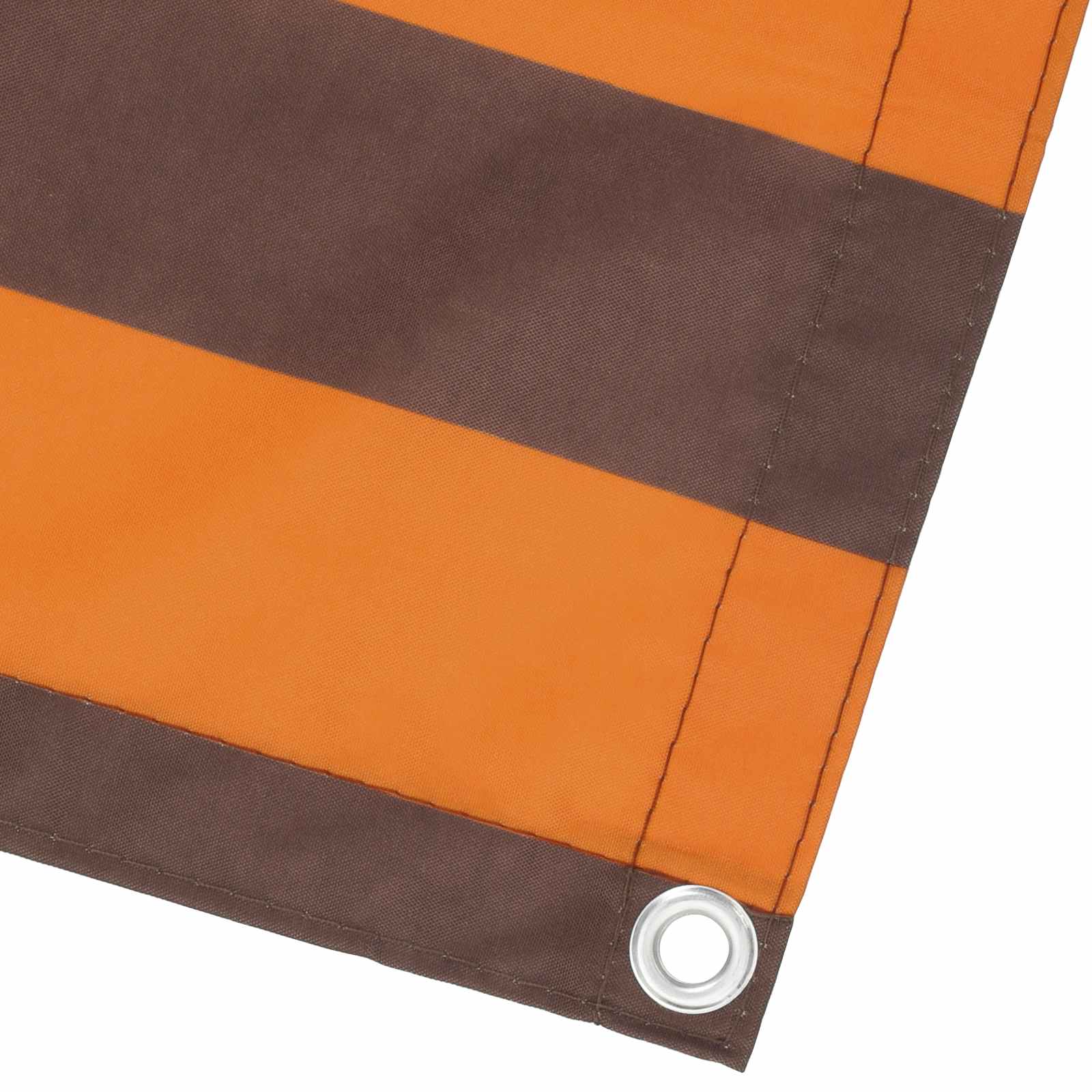 Balkonsichtschutz Orange und Braun 110 x 200 cm Oxford-Stoff
