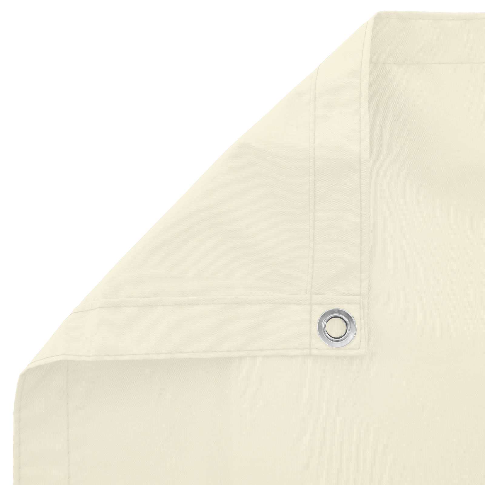 Balkonsichtschutz Creme 110 x 600 cm Oxford-Stoff