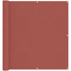 Balkonsichtschutz Terrakotta 110 x 200 cm Oxford-Stoff