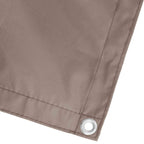 Balkonsichtschutz Taupe 100 x 300 cm Oxford-Stoff