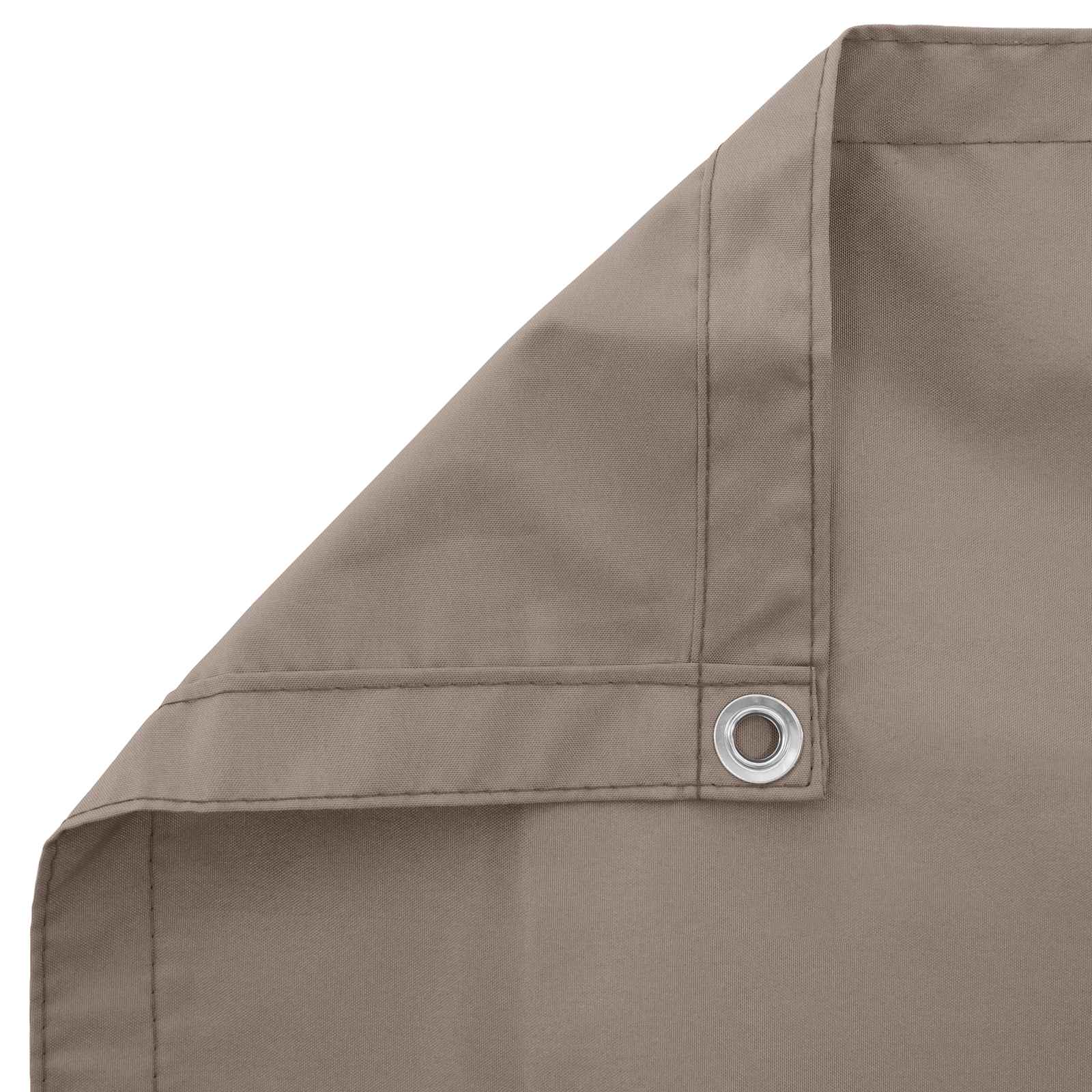 Balkonsichtschutz Taupe 100 x 300 cm Oxford-Stoff