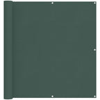 Balkonsichtschutz Dunkelgrün 110 x 500 cm Oxford-Stoff