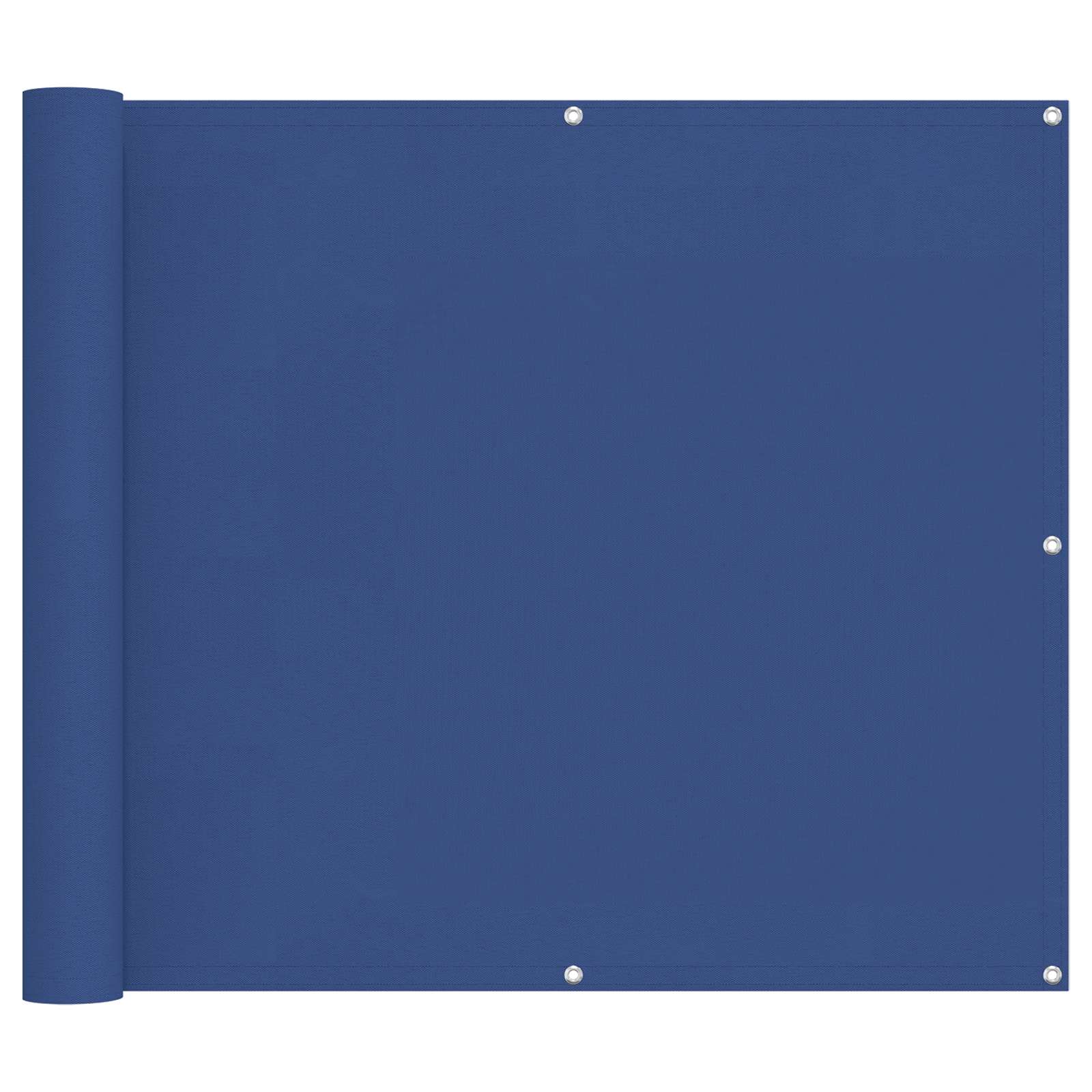 Balkonsichtschutz Blau 100 x 1000 cm Oxford-Stoff