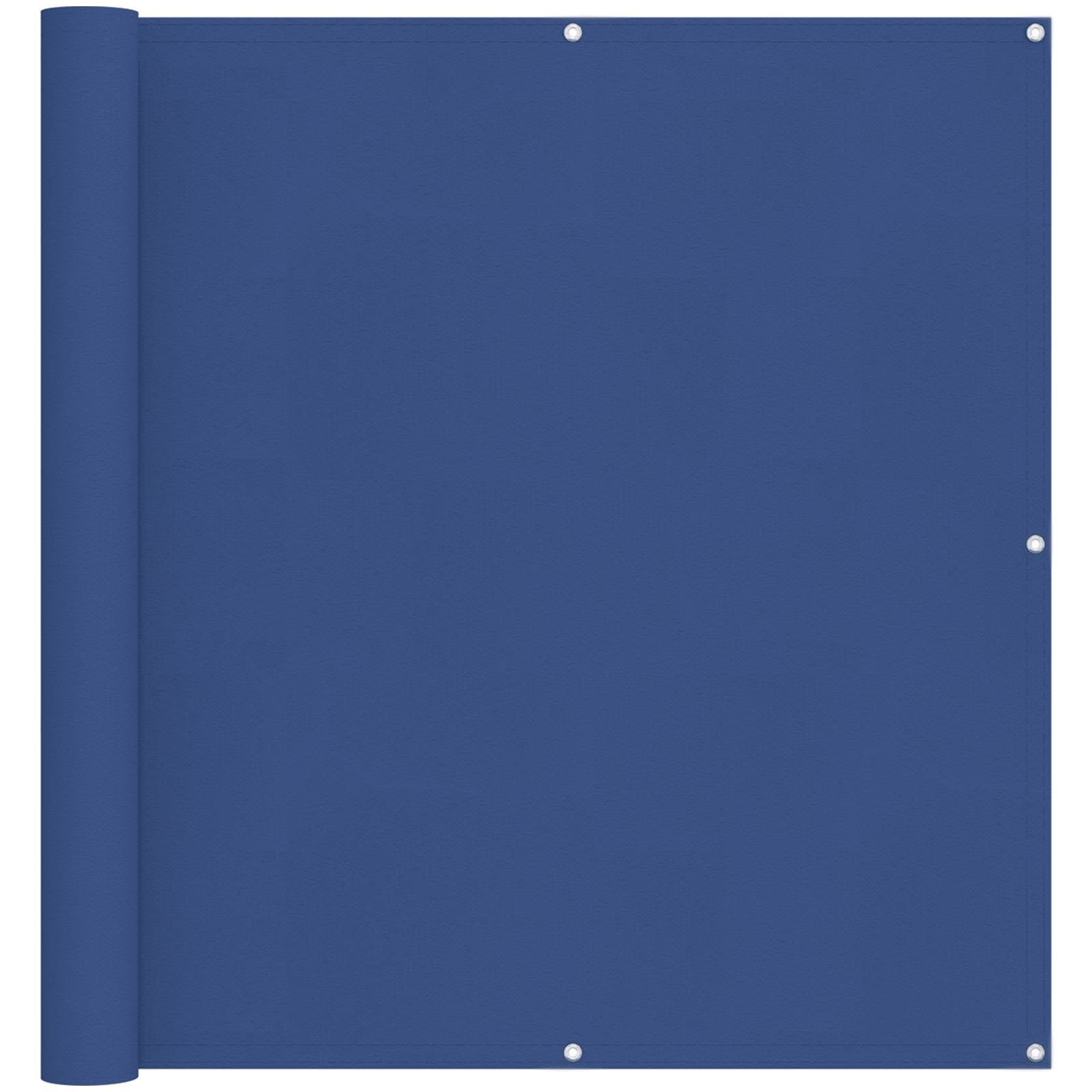 Balkonsichtschutz Blau 110 x 400 cm Oxford-Stoff