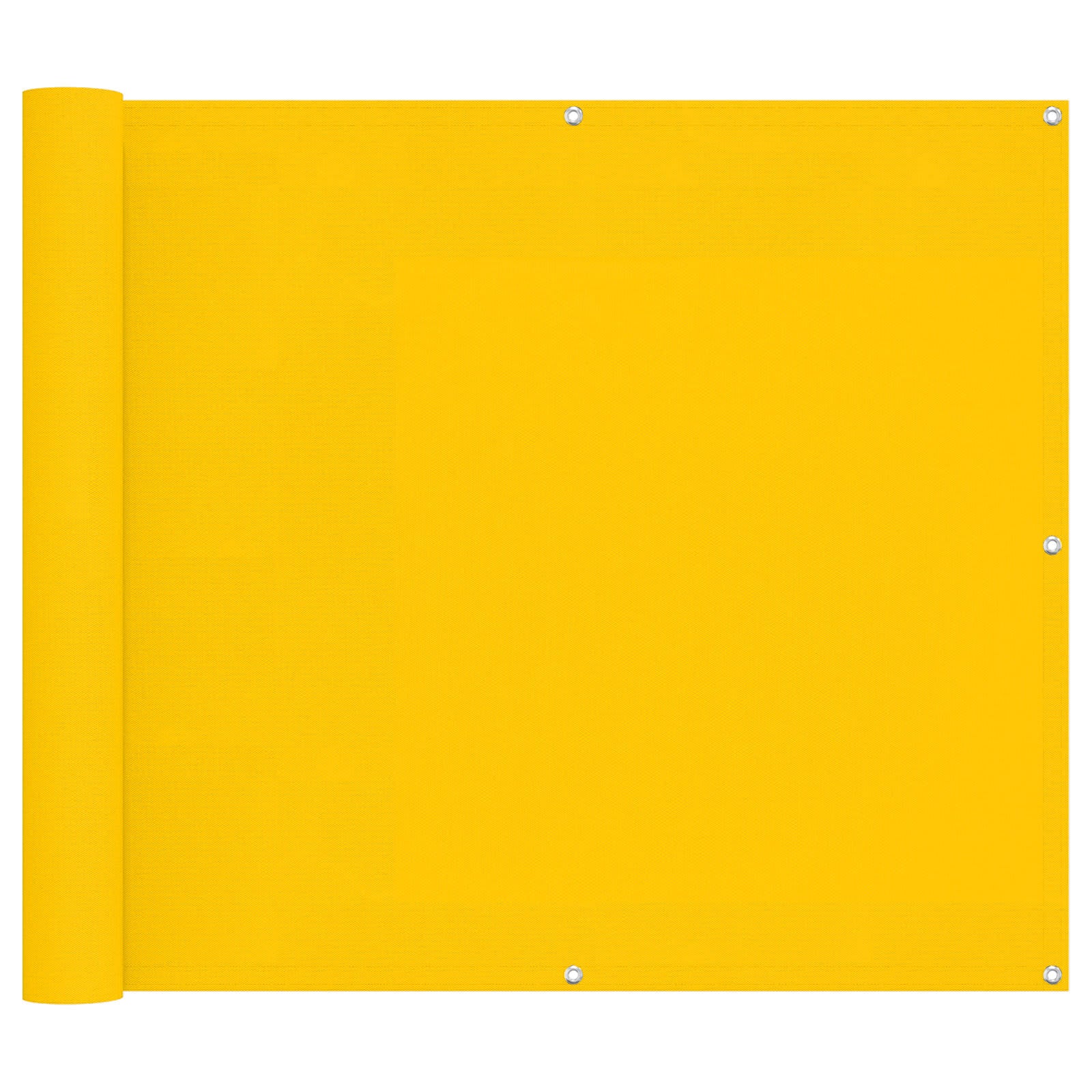 Balkonsichtschutz Gelb 100 x 300 cm Oxford-Stoff