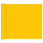 Balkonsichtschutz Gelb 100 x 500 cm Oxford-Stoff