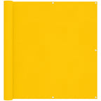 Balkonsichtschutz Gelb 110 x 200 cm Oxford-Stoff