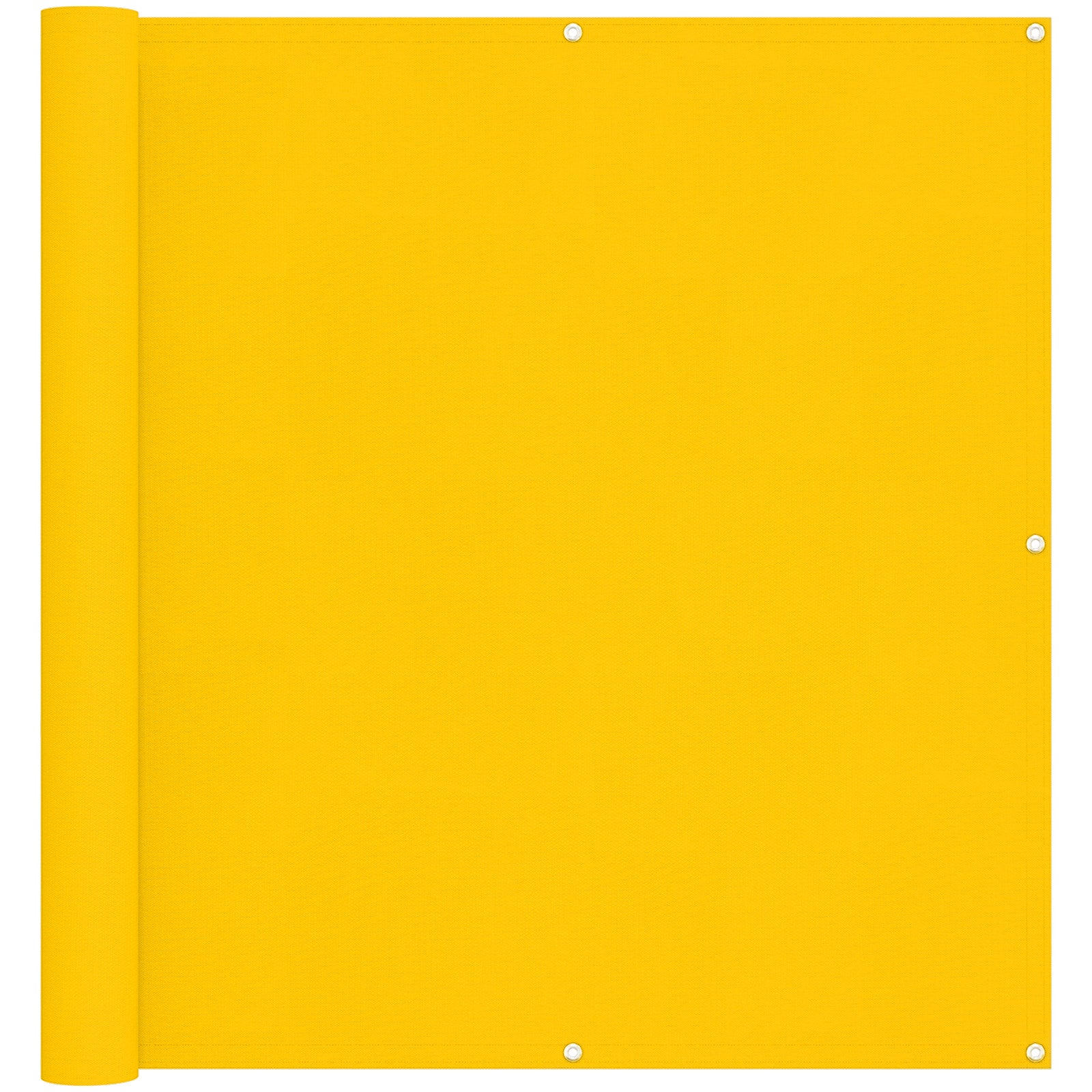 Balkonsichtschutz Gelb 110 x 500 cm Oxford-Stoff