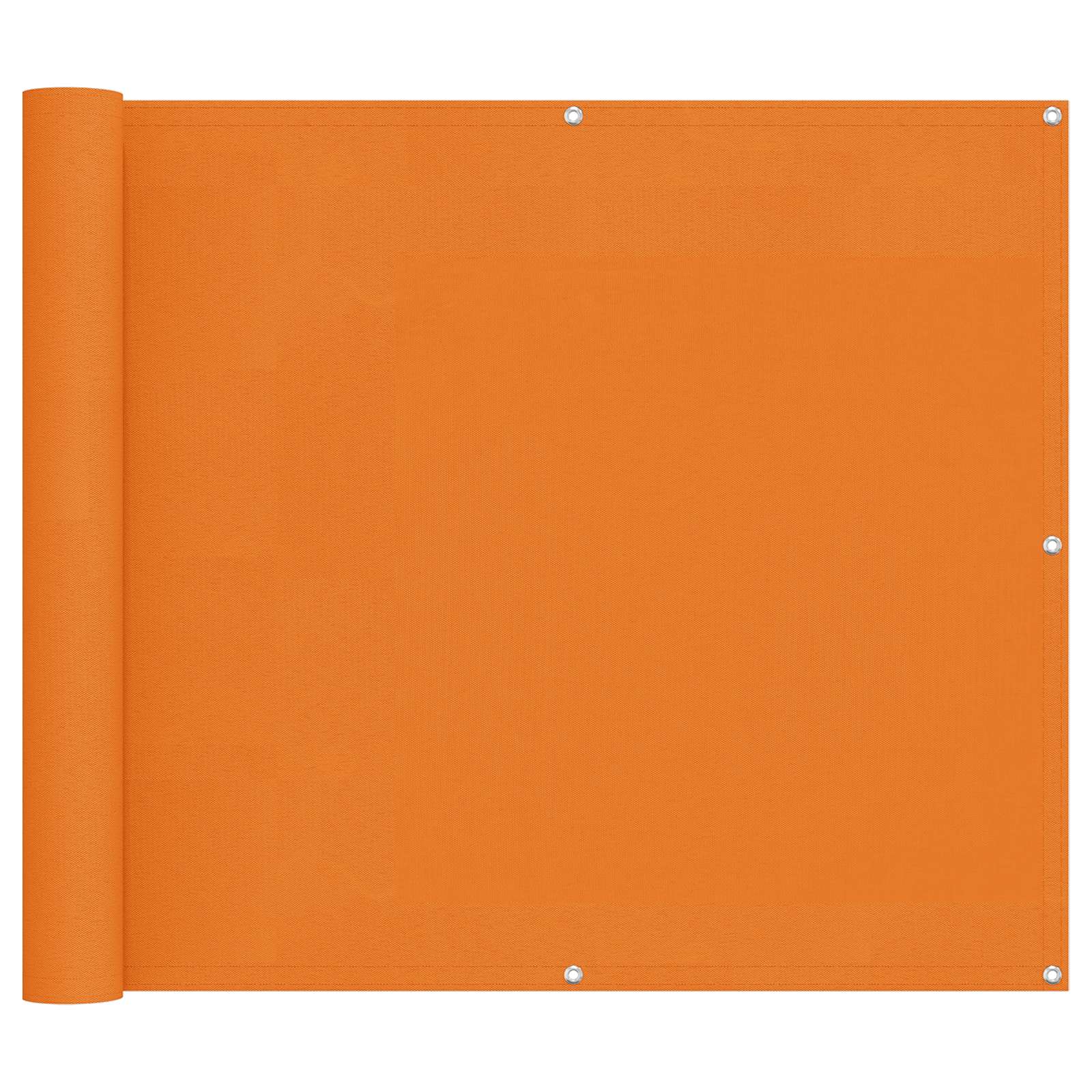Balkonsichtschutz Orange 100 x 200 cm Oxford-Stoff