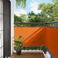 Balkonsichtschutz Orange 100 x 600 cm Oxford-Stoff