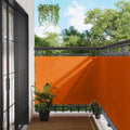 Balkonsichtschutz Orange 110 x 400 cm Oxford-Stoff