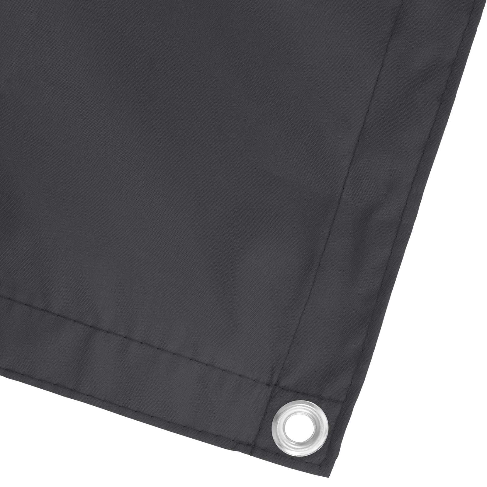 Balkonsichtschutz Schwarz 100 x 300 cm Oxford-Stoff