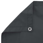 Balkonsichtschutz Schwarz 100 x 600 cm Oxford-Stoff