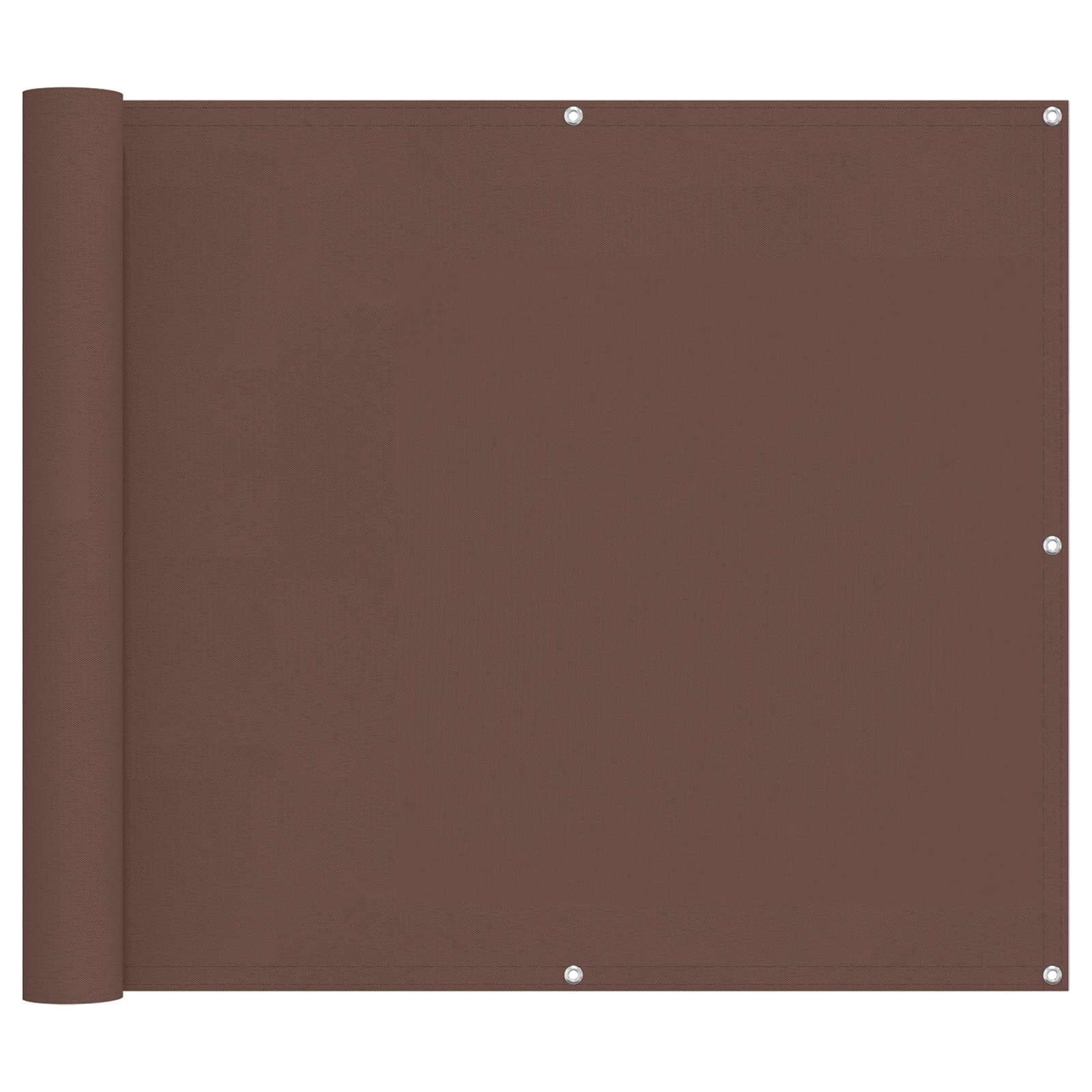 Balkonsichtschutz Braun 100 x 400 cm Oxford-Stoff
