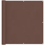 Balkonsichtschutz Braun 110 x 300 cm Oxford-Stoff