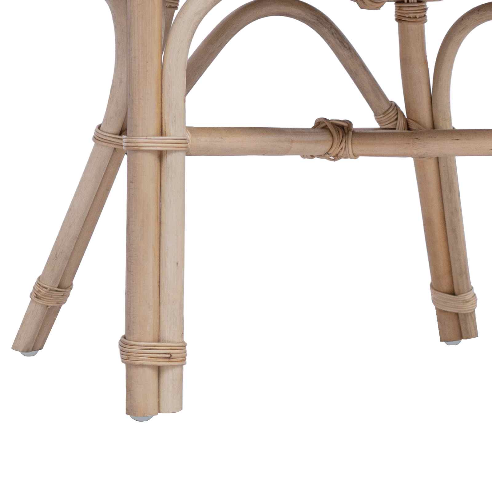 Stapelstuhl Natur 60 x 60 x 81 cm Rattan