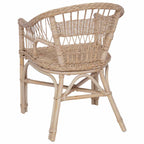 Stapelstuhl Natur 60 x 60 x 81 cm Rattan