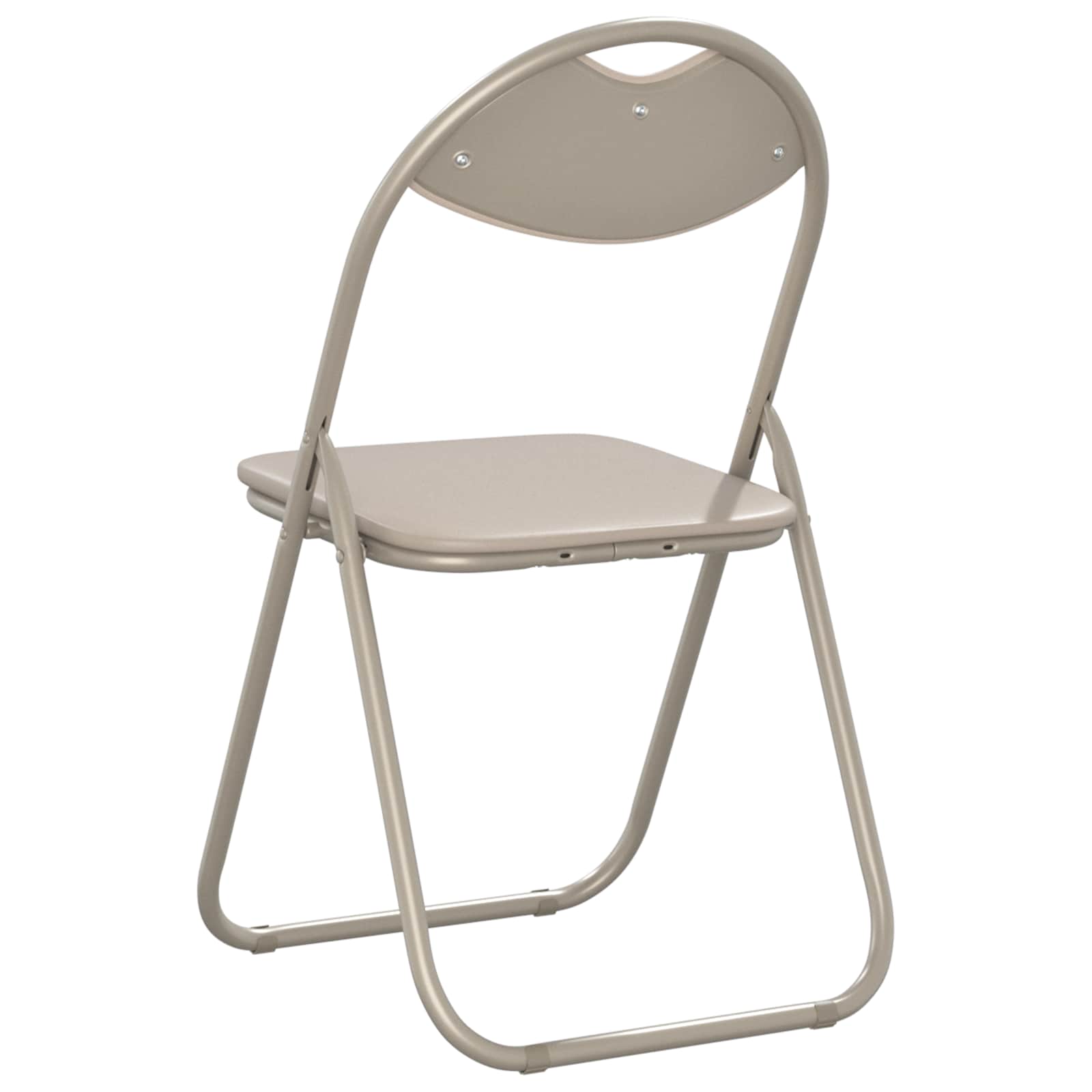 Klappstuhl 2 pcs Sand 48 x 43,5 x 81 cm Kunstleder