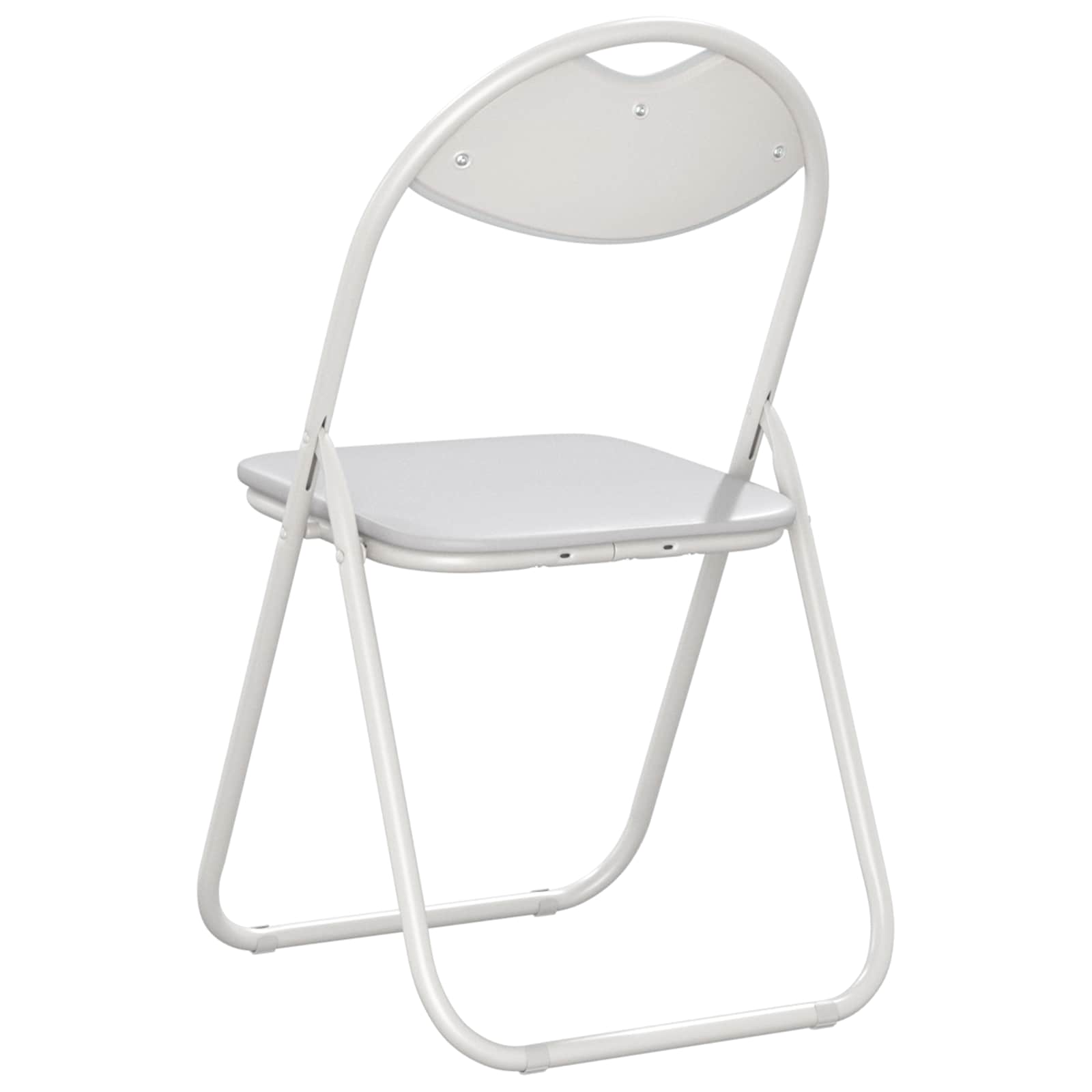 Klappstuhl 8 pcs Weiß 48 x 43,5 x 81 cm Kunstleder