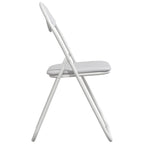 Klappstuhl 8 pcs Weiß 48 x 43,5 x 81 cm Kunstleder
